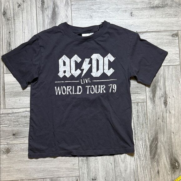 H&M Black AC/DC World Tour Tee - Picture 2 of 8